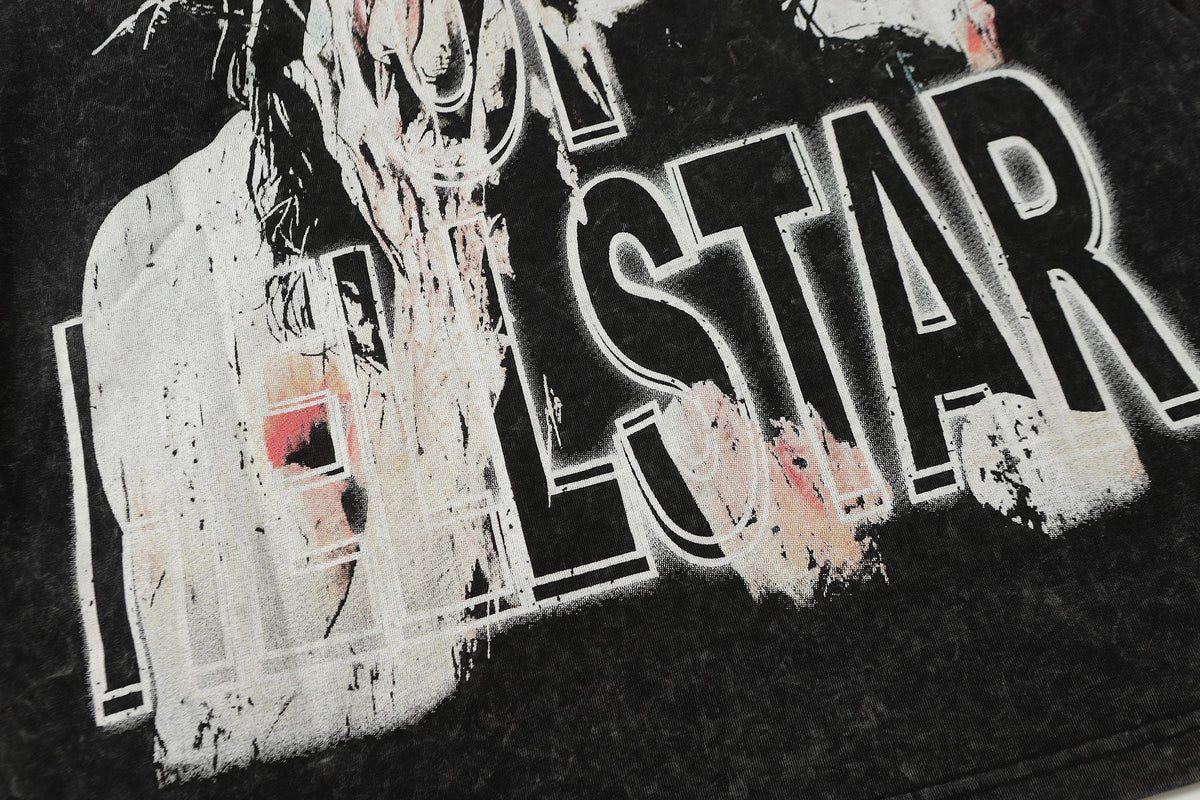Hellstar Records Graphic Long-Sleeve T-Shirt — detail