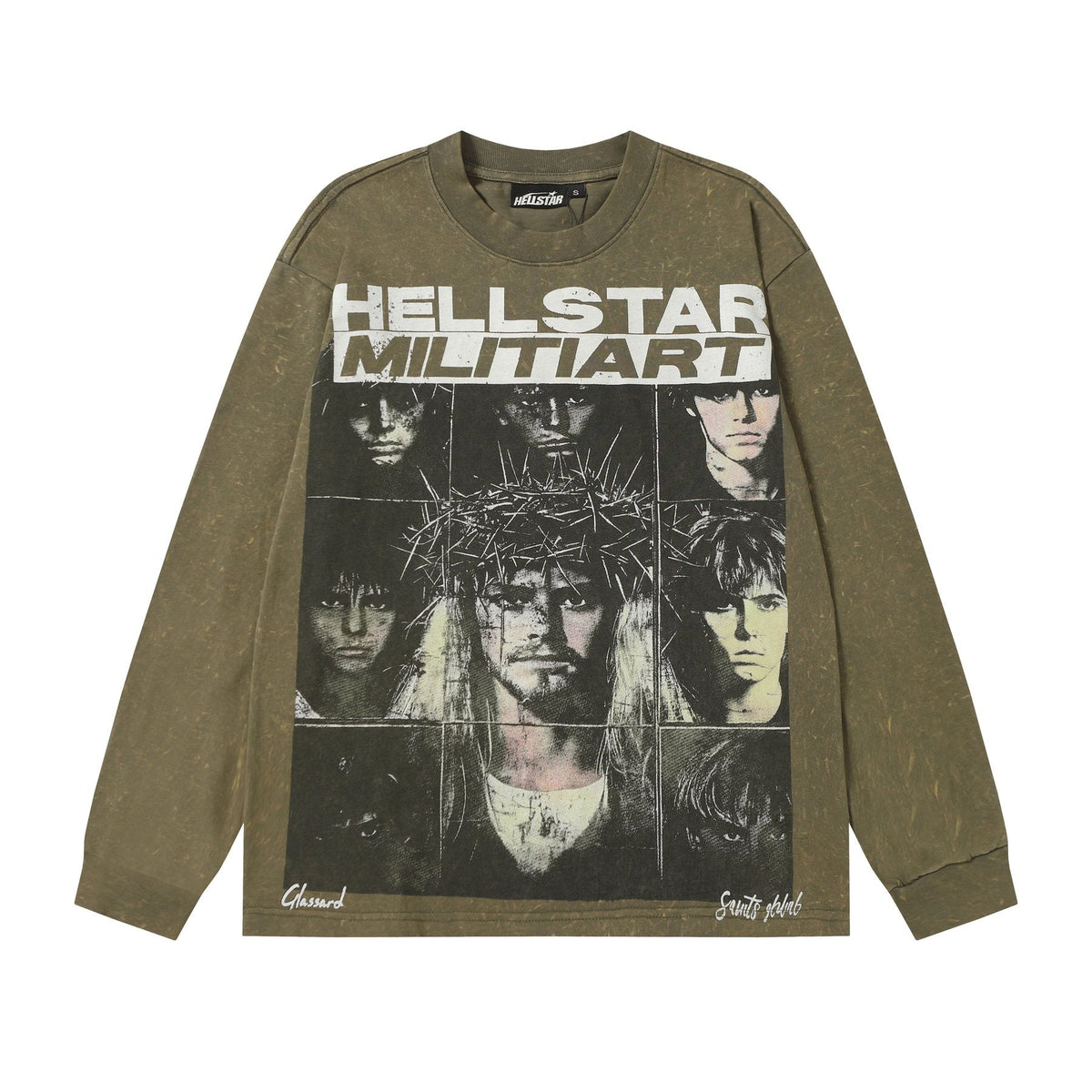 Hellstar Records Graphic Long-Sleeve T-Shirt — front