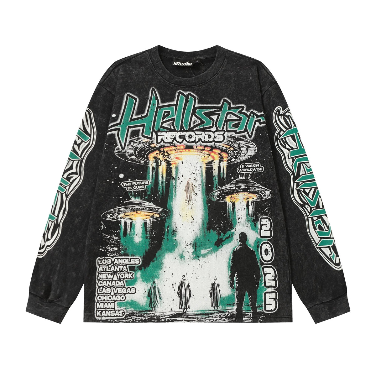 Hellstar UFO Graphic Long-Sleeve T-Shirt — hero