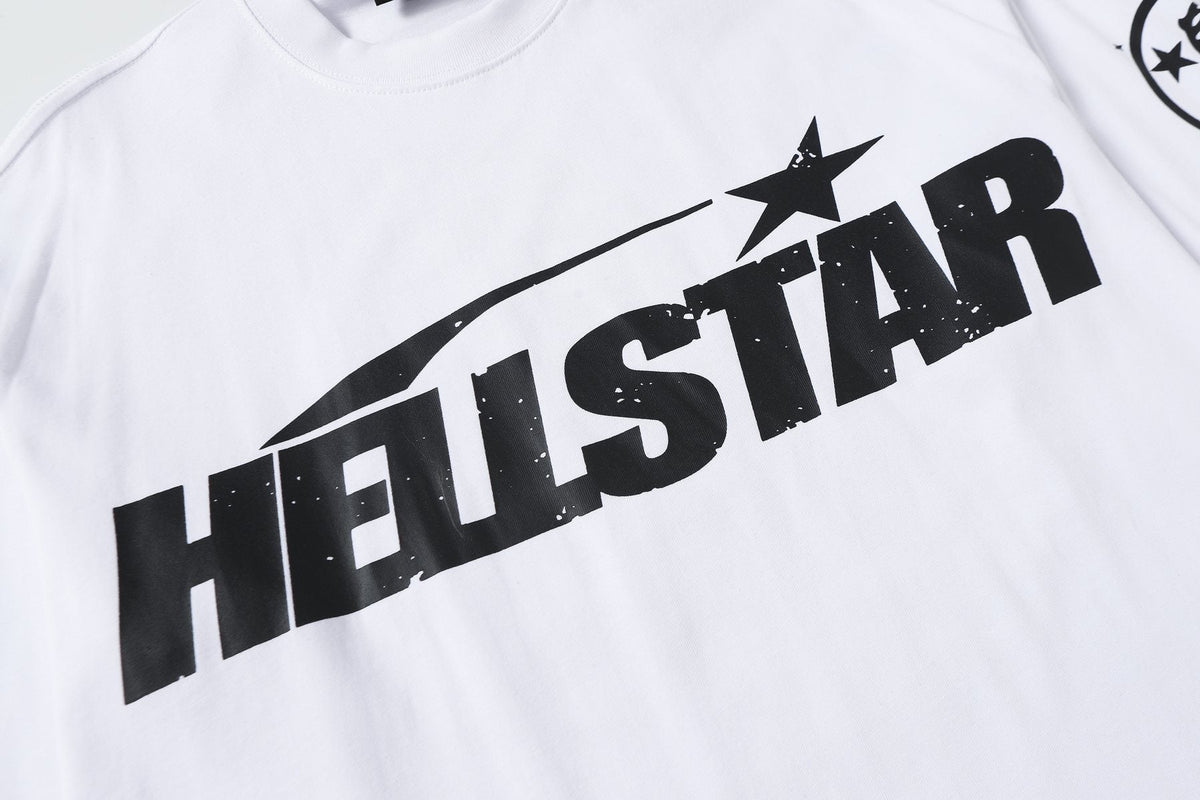 Hellstar Flaming Head Graphic Long-Sleeve T-Shirt — detail