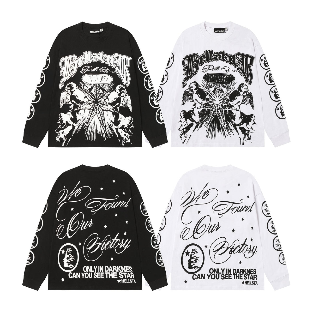 Hellstar Angel Starburst Long-Sleeve T-Shirt — comparison