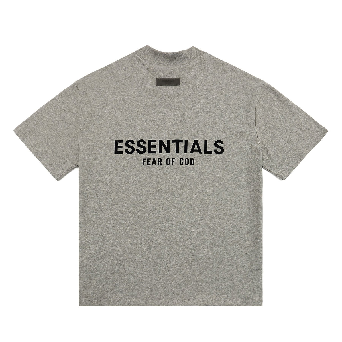 ESSENTIALS Flocked Logo Graphic T-Shirt — back
