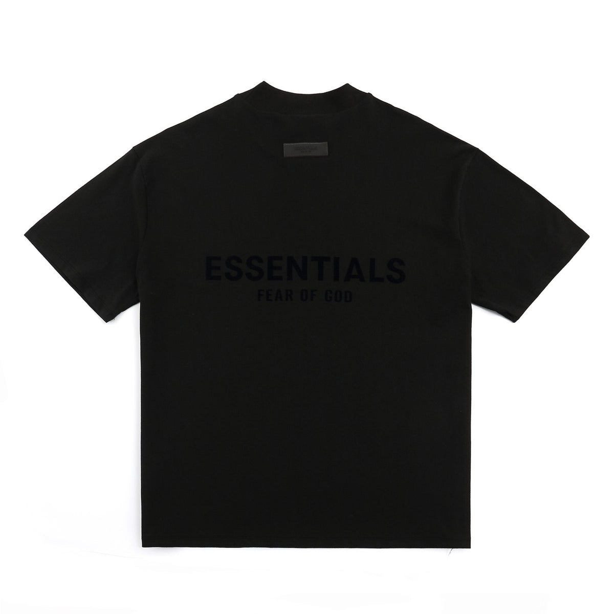 ESSENTIALS Flocked Logo Graphic T-Shirt — back