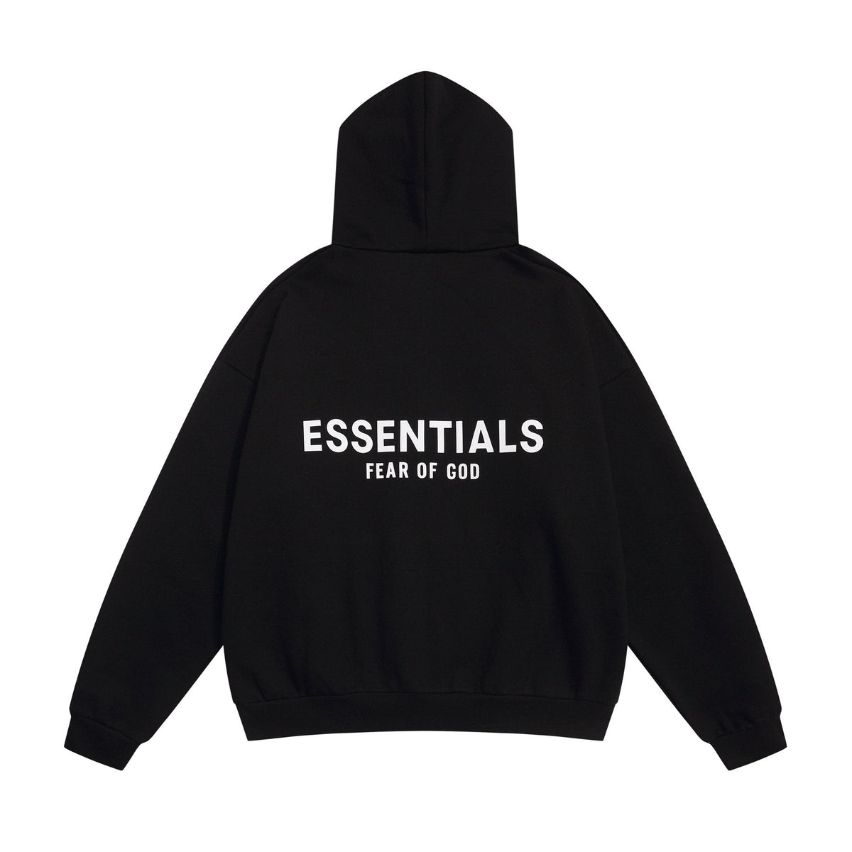 Fear of God Essentials Full-Zip Graphic Hoodie — back