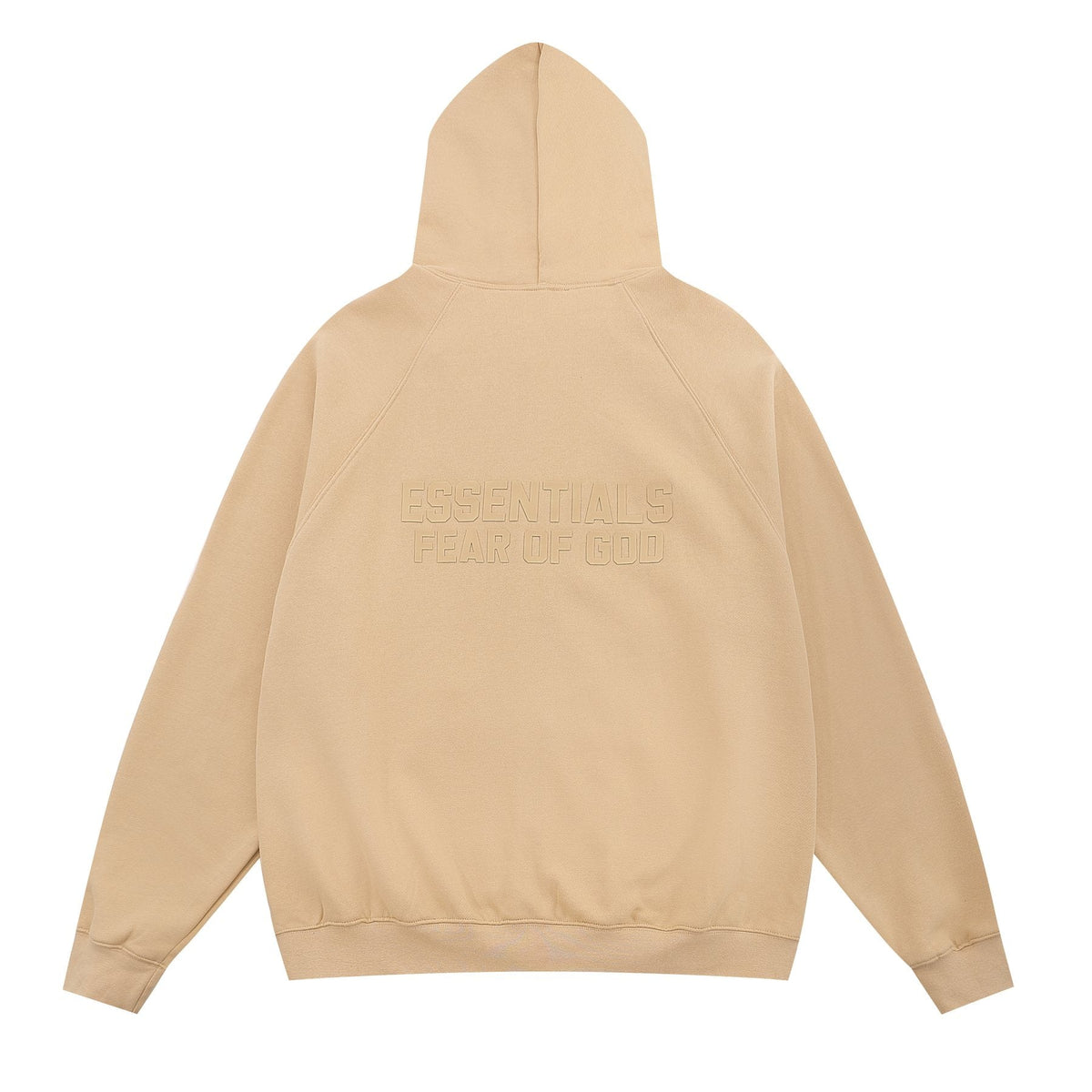 Essentials Fear of God Tonal Logo Full-Zip Hoodie — back