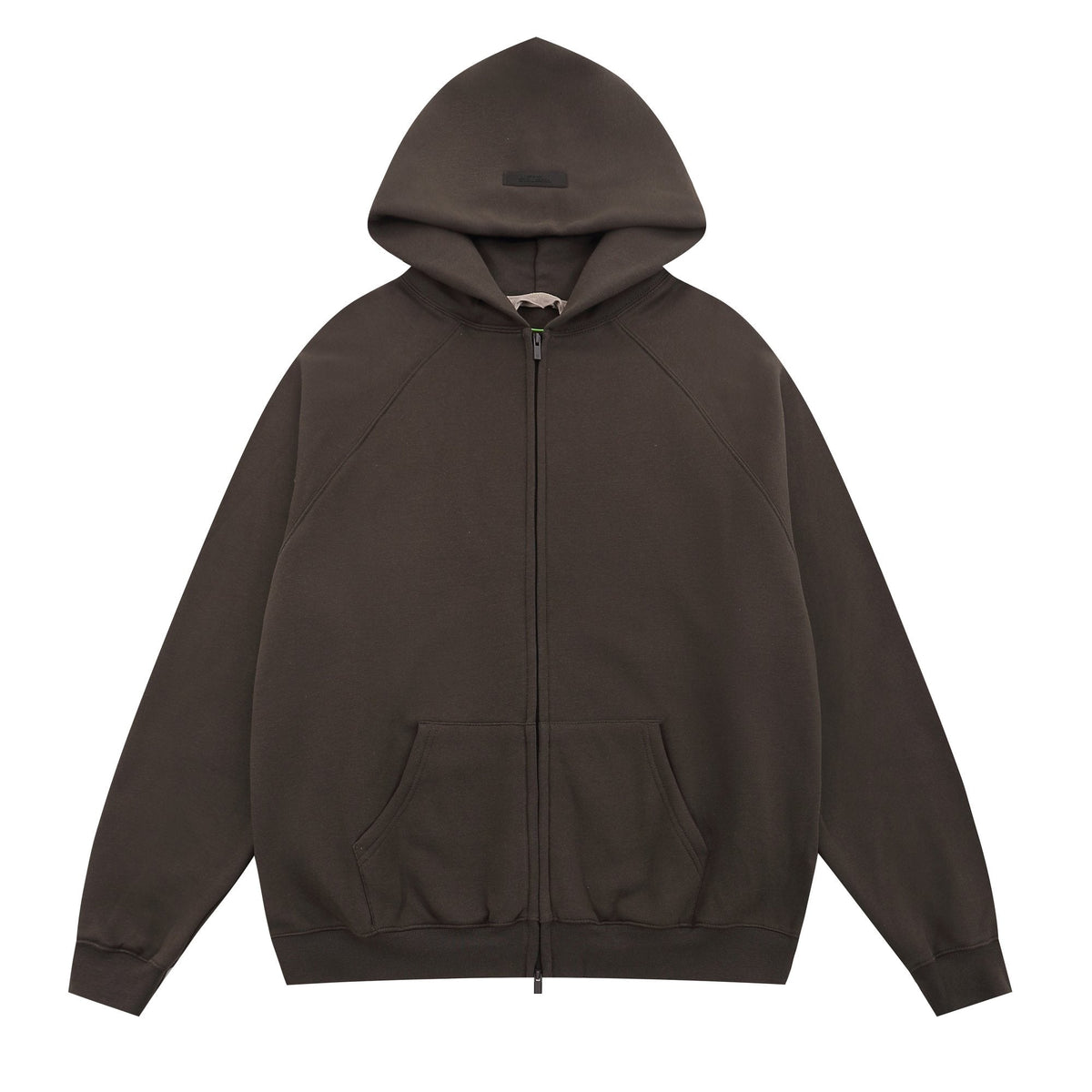 Essentials Fear of God Tonal Logo Full-Zip Hoodie — hero