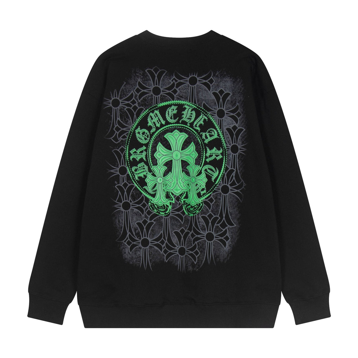 Chrome Hearts Star Gradient Cross Graphic Sweatshirt — back
