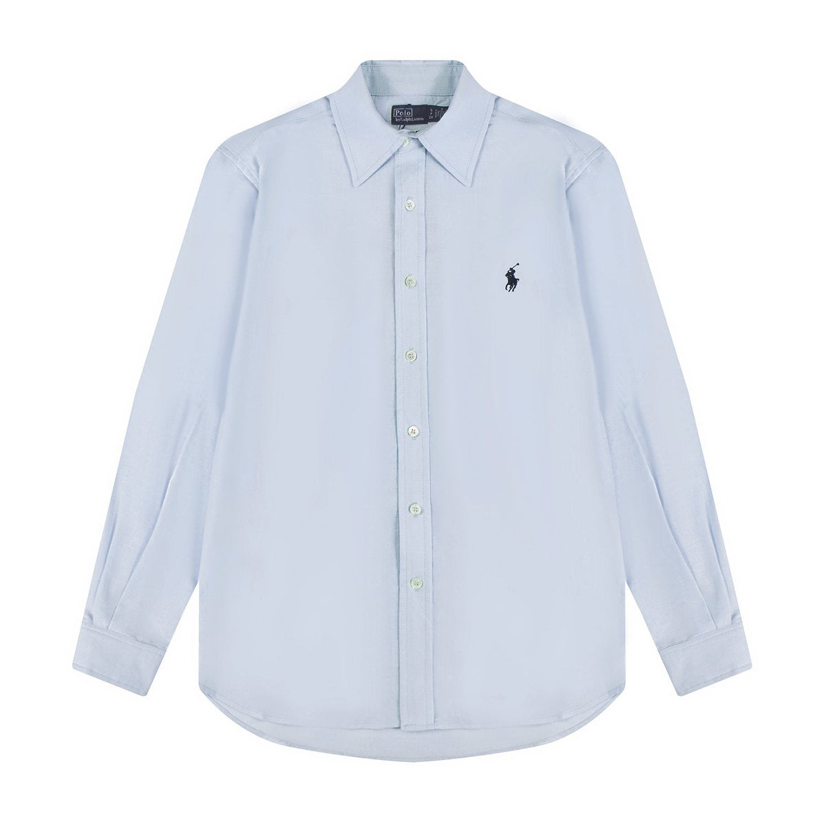 Test2-Ralph Lauren Embroidered Cotton-Blend Slub Linen Long-Sleeve Shirt — front